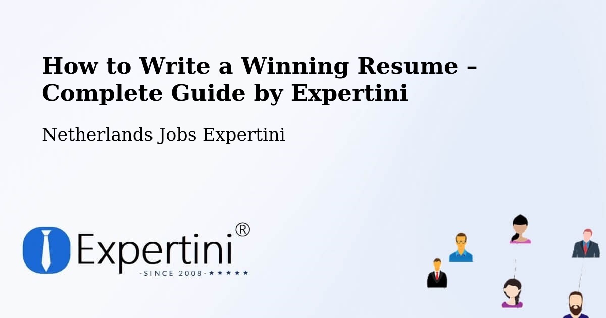 Resume Writing Guide for Job Seekers – Odoorn - Odoorn, Netherlands Jobs Expertini